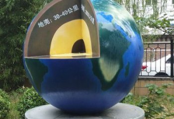 地球雕塑標(biāo)準(zhǔn)，圓雕系列，景觀不銹鋼地球雕塑精選
